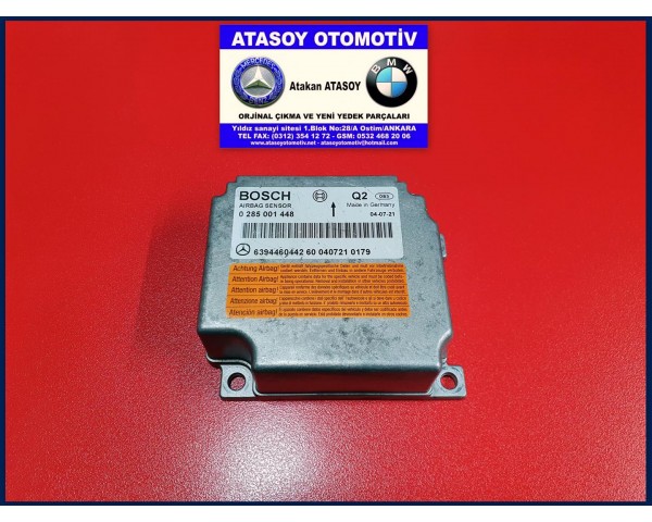 MERCEDES W639 VİTO AİRBAG BEYNİ 6394460442 0285001448 A6394460442 MERCEDES W639 VİANO AİRBAG BEYNİ 6394460542 0285001449 A6394460542 VİTO AIRBAG BEYNİ VİANO AIRBAG BEYNİ